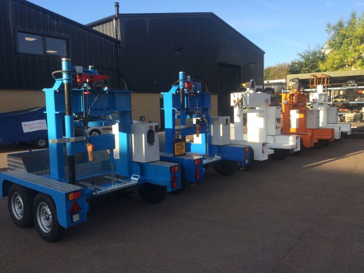 Swedish Type Approval Keeps Mobile Tyre-Press On The Road - Penny Hydraulics Ltd