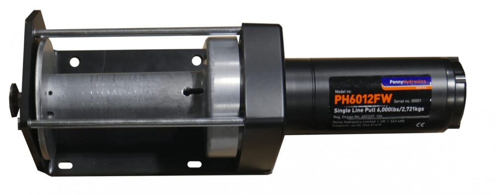 PH6000 12V / 24V Winch – 6000lb Line Pull - Penny Hydraulics Ltd