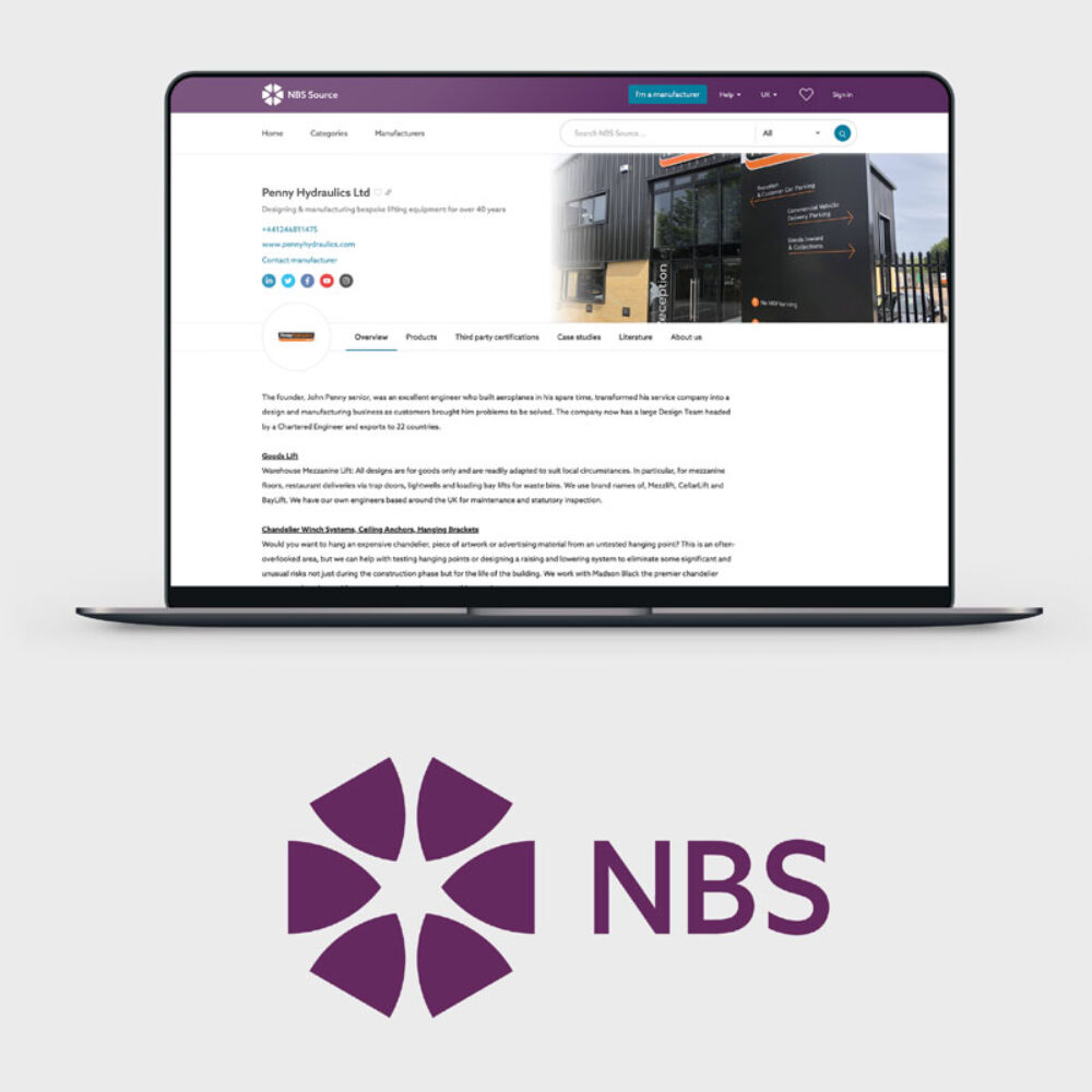 NBS Source – Penny Hydraulics Ltd