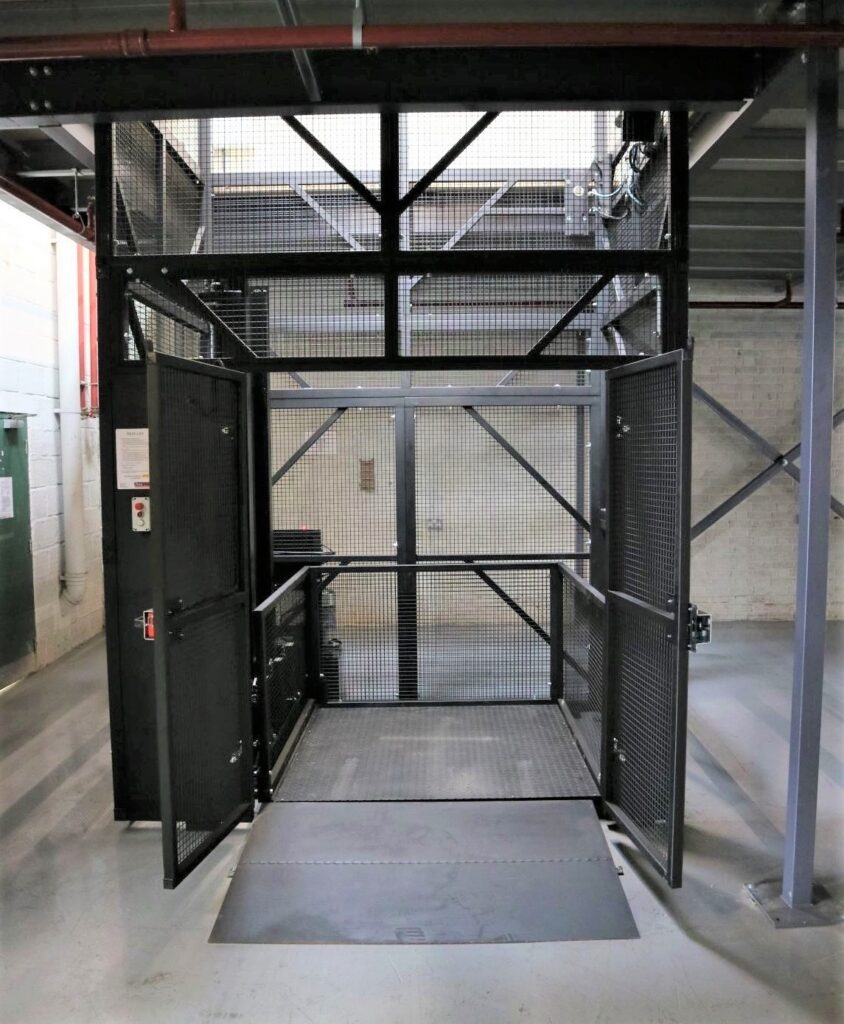 MezzHD 1000kg Mezzanine Goods Lift (Installed By Penny Hydraulics) - Penny Hydraulics Ltd