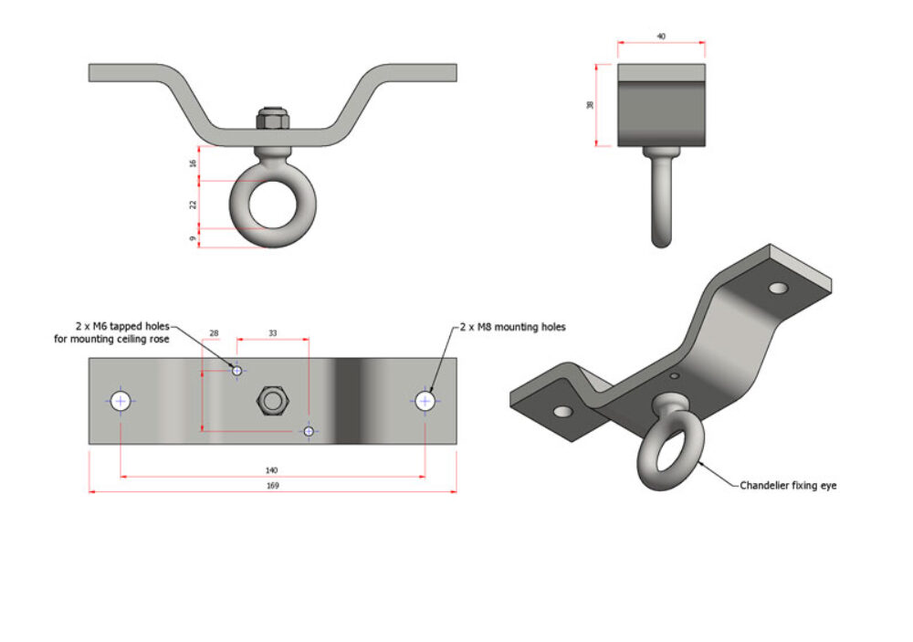 RLF-100 Tested Hanging Brackets - Penny Hydraulics